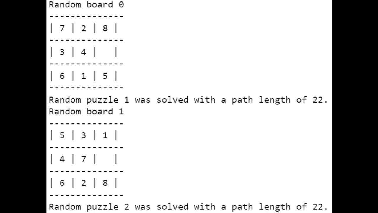 8-Puzzle Solver using Recursion